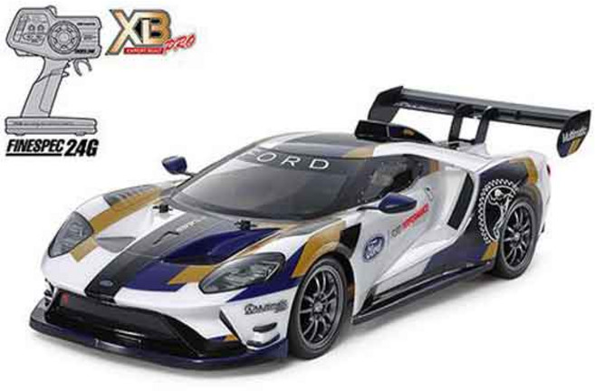 타미야 RC CAR 57928 XB 2020 Ford GT Mk II (TT-02) 완성품 조종기포함, 1개