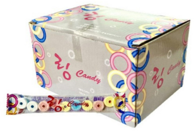 추억의 링호각 링캔디, 600g, 3개