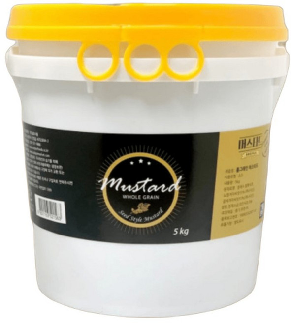 파인트리 홀그레인 머스타드 5kg 1개, 1