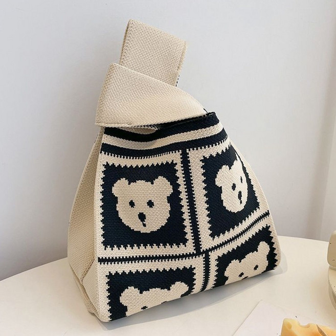 아워리빙 미니 니트가방 니트백