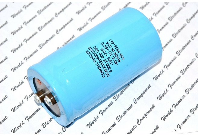 CDE DCMX332U400CD2B 3300uF 400V 鎖螺絲型 濾波電容, 1個