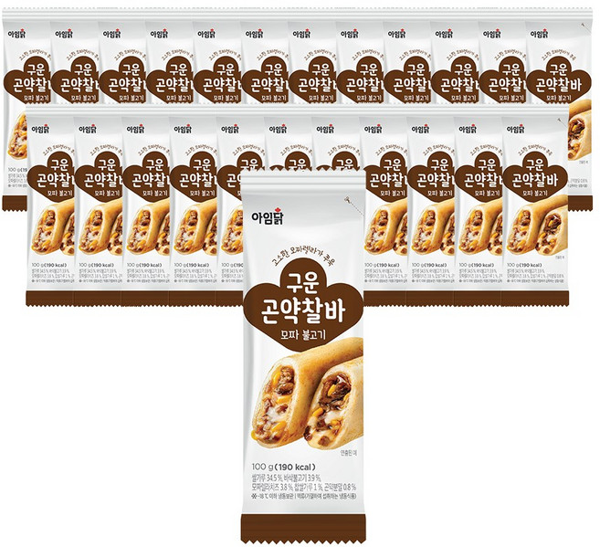 [아임닭] 구운 곤약 찰바 모짜 불고기, 24개, 100g