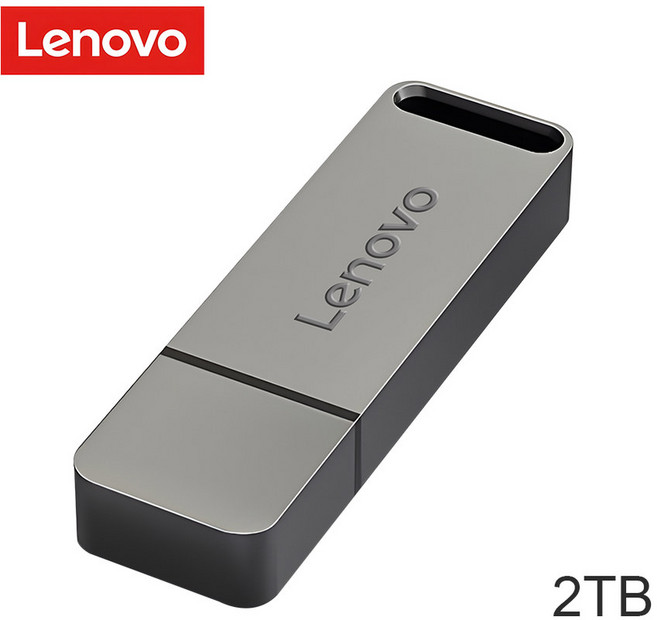 레노버 USB 플래시 3. 드라이브 메탈 메모리 스틱 고속 디스크 스토리지 PC용 U 용량 TB 5 2GB 2TB, 2TB 1