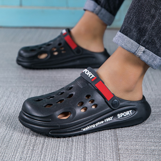 패셔너블하고 편안한 두꺼운 밑창 샌들 샌들 가정용 슬리퍼