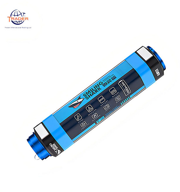 SMILING SHARK T18 多功能露營燈 戶外照明 手電筒 警示燈 磁吸 防水, 藍色, 1個