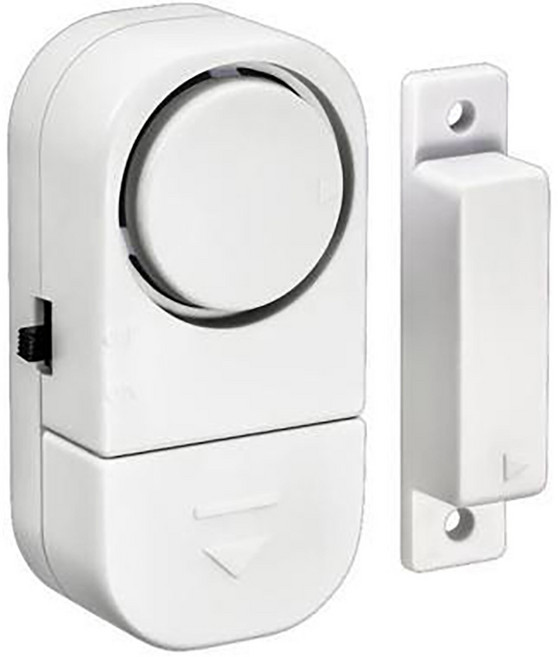 도매짱 도어경보기 10개 + 호루라기 창문 침입 경보 알람 도난 도둑 방지기, 10세트