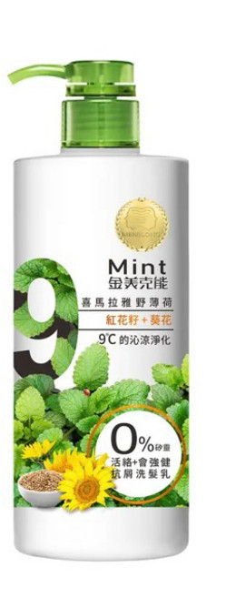 金美克能 抗屑洗髮乳 深層清潔控油去屑, 1件, 9‘強健,750ml, 750ml