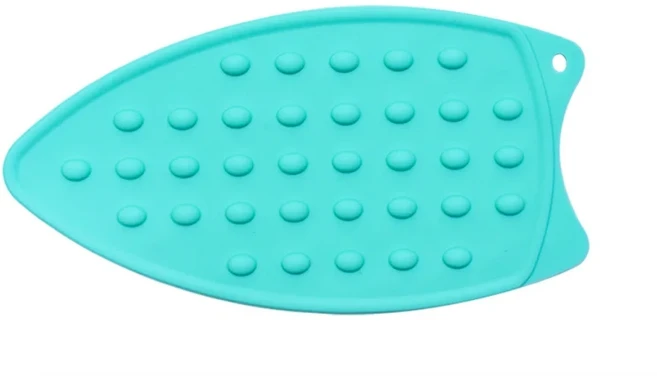 다채로운 실리콘 다리미 받침대 안전한 표면 다리미 코스터 스탠드 매트 홀더 다리미 패드 단열 보드, 01 6