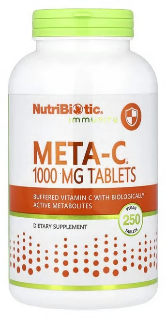 NutriBiotic 면역력 Meta-C® 비건 정제 250정 NBC-00186, 1개 - 쿠팡