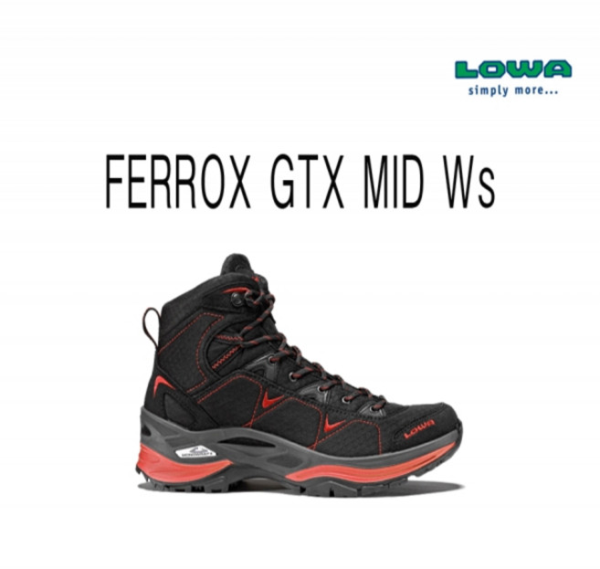 로바 페록스 GTX MID Ws (블랙 레드)