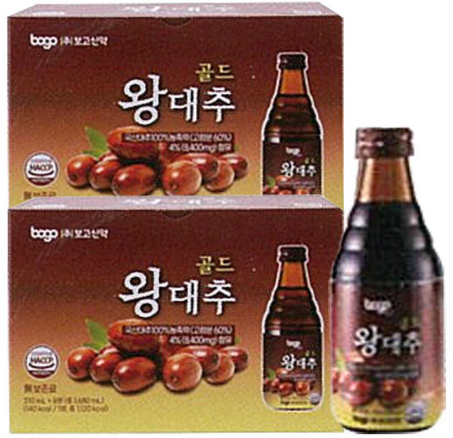 보고신약 왕대추 골드 국산대추100% 도라지 생강 농축액 음료 드링크, 16개, 210ml