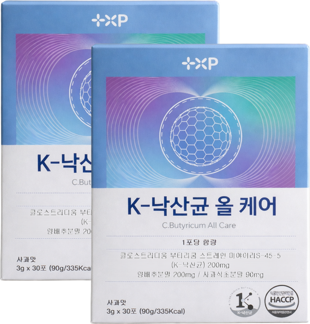 K 낙산균 위 부터 대장 까지 올-케어 단쇄지방산 생성 생존력 강한 혐기성 균주 와 사과초모식초 분말 양배추 배합 유산균, 2세트, 30회분