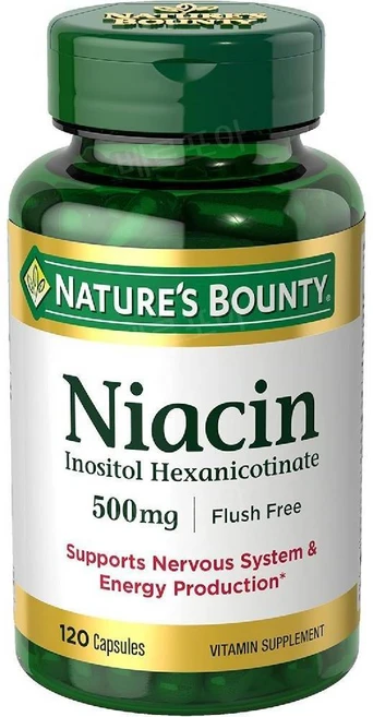 네이처스바운티 니아신 나이아신 이노시톨 120캡슐, 1개 - 쿠팡