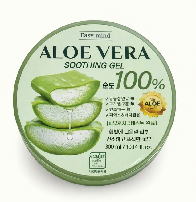 이지마인드 알로에베라 수딩젤, 300g, 2개