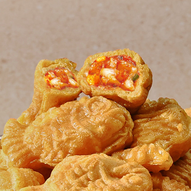 이브레드 매콤 쫀득 한입 미니붕어빵 피자500g, 1개, 500g