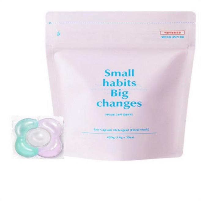 소소이지 이지 캡슐 세제 플로럴 머스크, 3개, 30개입