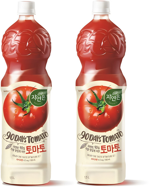 자연은 토마토 주스, 1.5L, 2개