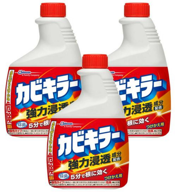 카비키라 곰팡이제거제, 400ml, 3개