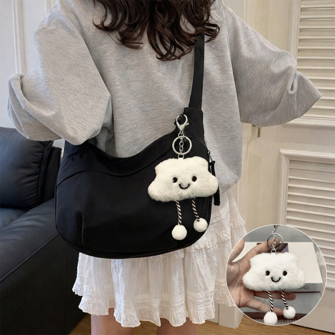 Novah 여성 나일론 크로스백 숄더백 대용량 보부상 가벼운 방수 데일리 캐주얼 가방