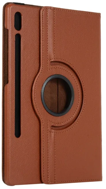 삼성 갤럭시 탭 S9 울트라 플러스 FE 용 태블릿 케이스 360도 회전 플립 스탠드 커버, 07 For Tab S9 FE 10.9, 08 Brown