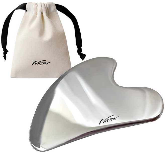 나진 스테인리스 스틸 괄사 NJ088, 실버, 1개