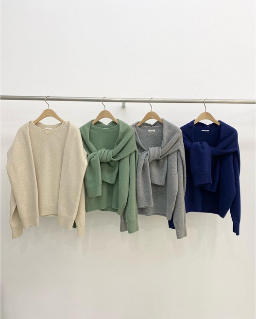 모모싸롱머플러셋트