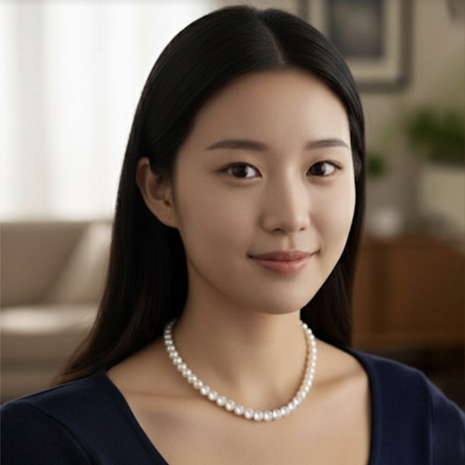 (당일발송) 천연담수진주 목걸이 국가공인 보증상품 AAA+등급 생일 기념일 어머님선물용 추천