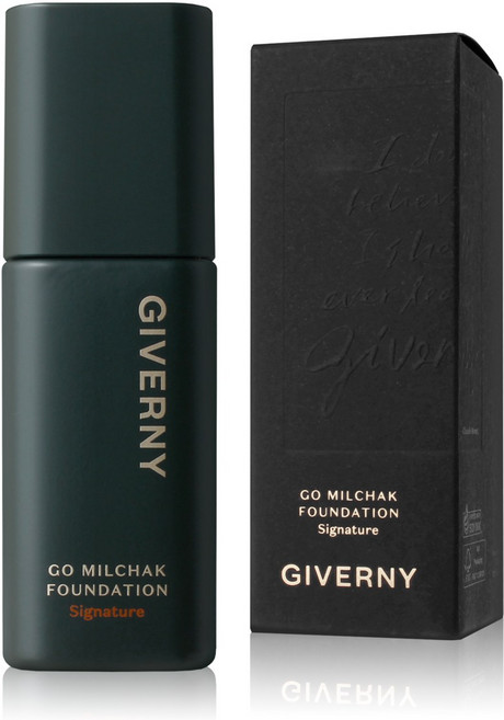 지베르니 고밀착 시그니처 파운데이션 30ml (SPF45 PA++), 21 라이트베이지, 1개