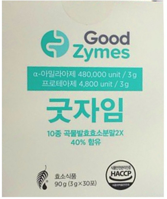 멜라루카 굿자임 (30포) 곡물 발효 효소 + 휴대용물티슈 증정, 1박스, 30회분