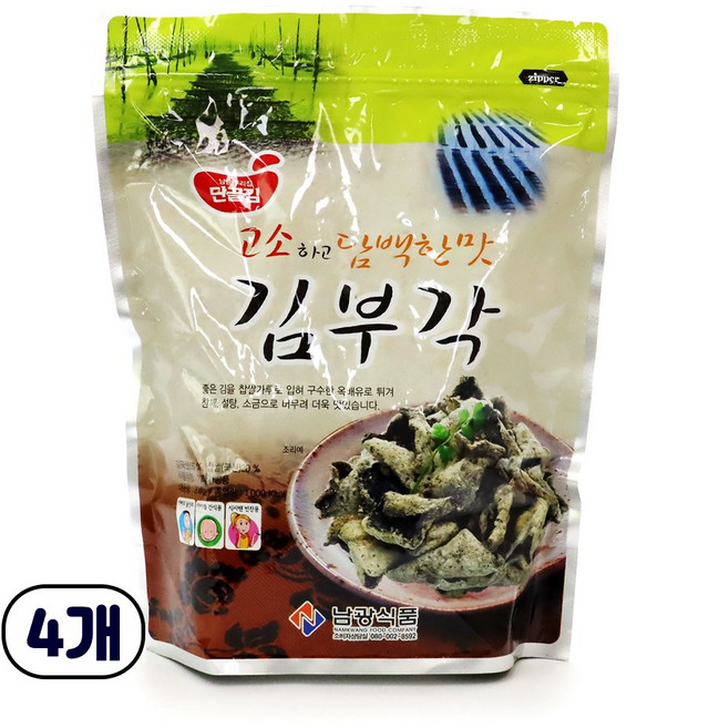 [모든반찬] 김부각, 200g, 4개