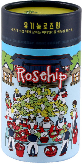 아름드레 세계속의 한국 지관 유기농 로즈힙, 70g, 1개입