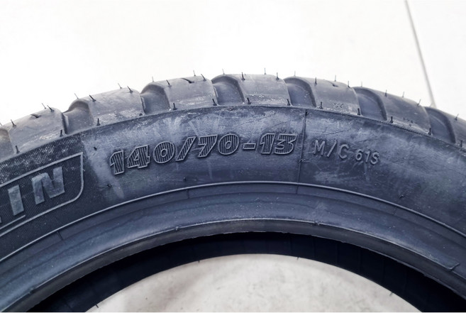 2023 혼다 PCX 미쉐린 시티엑스트라 140/70-13 리어 광폭 타이어 MICHELIN 2021 2022, 1개