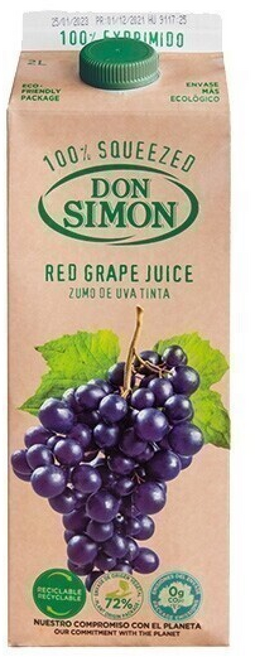 돈시몬 착즙 적포도주스, 2L, 1개