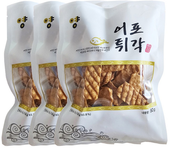 영양 어포튀각 90g, 3개