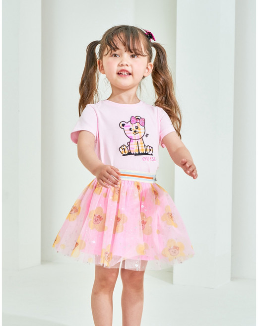 [게스키즈/반팔티셔츠] 너무 사랑스러운 베어 베이직 티G43DAT060/ NC강서점