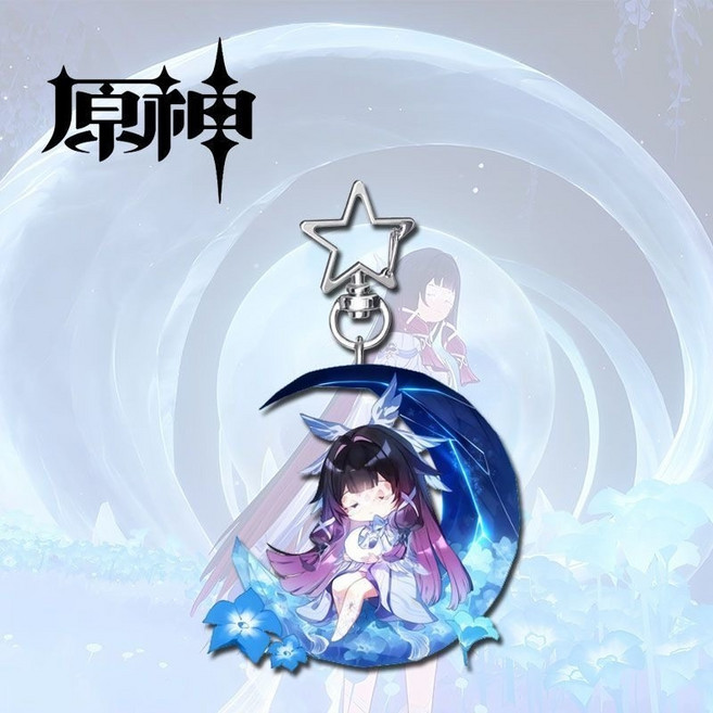 [원신] 콜롬비나 노드크라이 달의 신 열쇠고리 키링 키체인 굿즈 5cm, 콜롬비나 D