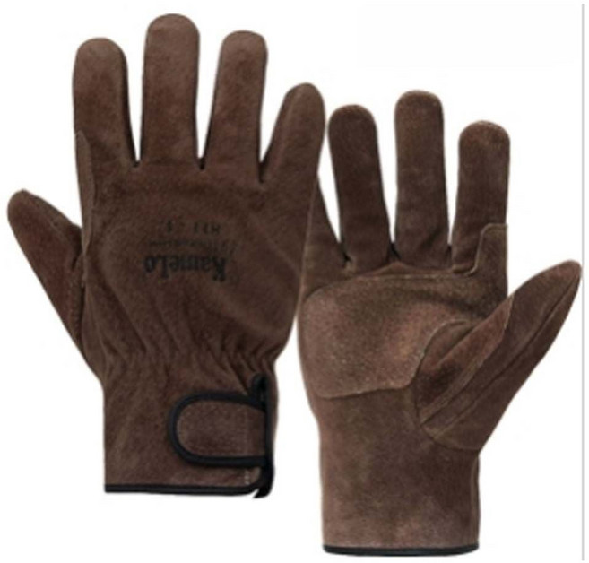 카멜로 알곤 용접장갑 순면 최고급가죽 찍찍이 장갑 hib*51388AU, 1개