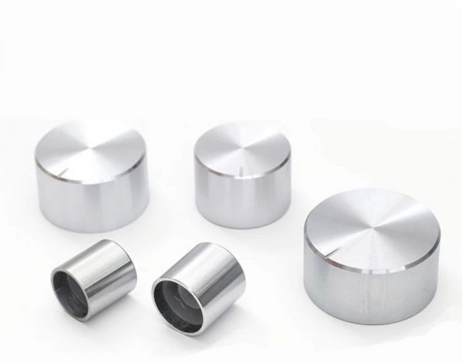 고급 알루미늄 합금 전위차계 노브 캡 인코더 볼륨 제어 오디오 노브 6mm 널링 샤프트 홀, [09] 20X13mm (DH), 1개