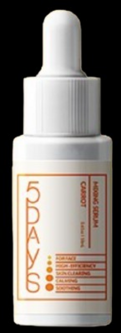 파이브데이즈 믹싱비타 세럼 당근 피부 진정 보습효과, 2개, 18ml