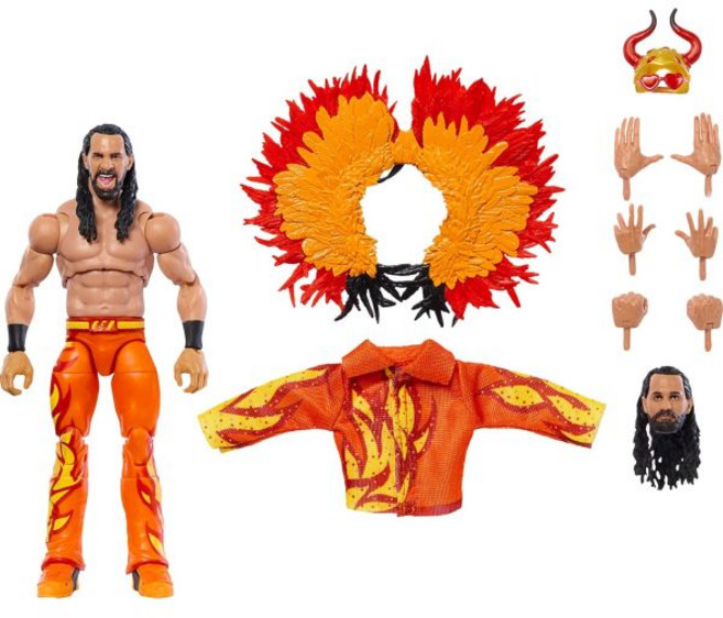Mattel 마텔 WWE 얼티밋 에디션 액션 피겨 레이 미스테리오 팬 테이크오버, Seth Rollins, 1개