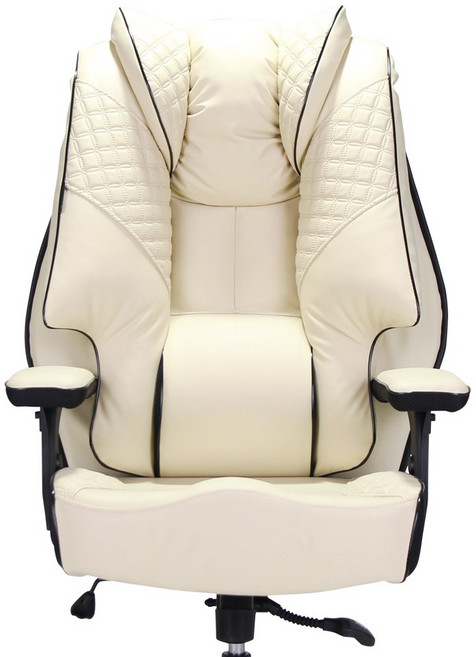 클라우드백 게이밍 컴퓨터 사무용 사무실 중역 PC방 편한 공부 책상 학생 의자 T800PQ, 아이보리