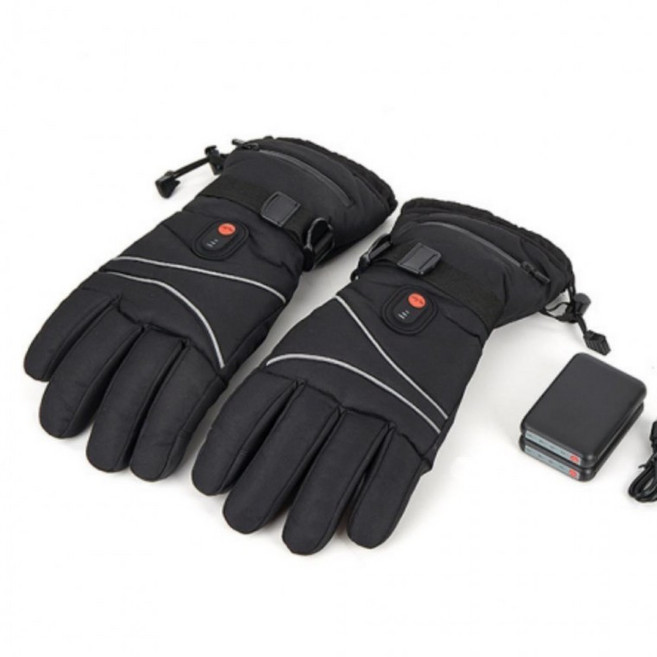 겨울 방한 열선 오토바이 등산 보온 충전식 발열 장갑, 상세페이지 참조