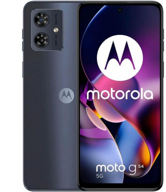 모토로라 스마트폰 핸드폰 모토 G54 파워 듀얼 SIM 256GB ROM 12GB RAM GSM 전용 | CDMA 없음 공장 잠금 해제 5G 미드나잇 블루 - 국제 버전, Motorola 모토로라 모토 G54 파워 듀얼 SIM