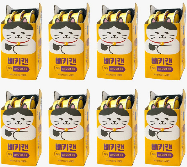 (무료배송)아임베키 고양이 연어 베키캔 피부모질 1 440g(30g x 48캔), 48개, 30g