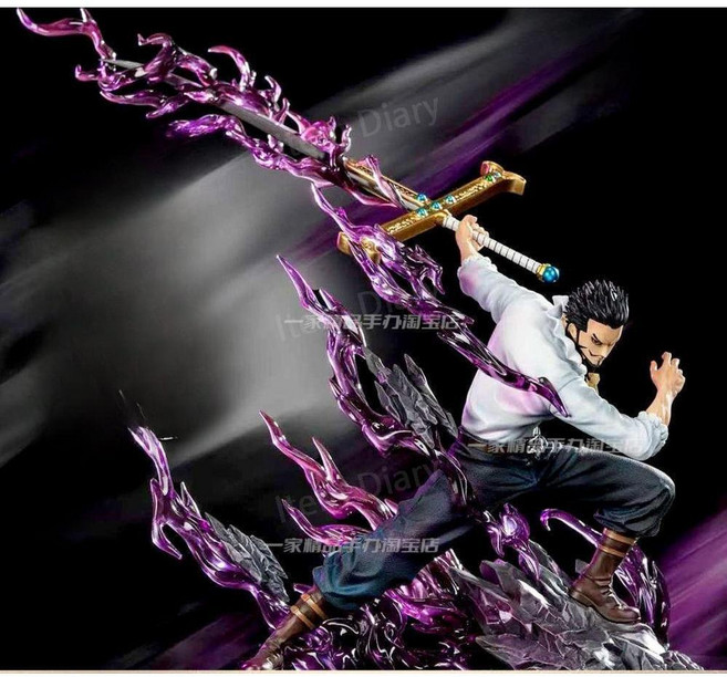 원피스피규어 미호크피규어 미호크 원피스 굿즈 칠무해 애니 레진 스태츄