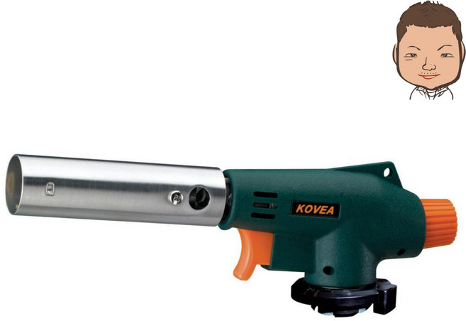 코베아 뉴피스톨 가스 토치, KGT-9912N, 1개