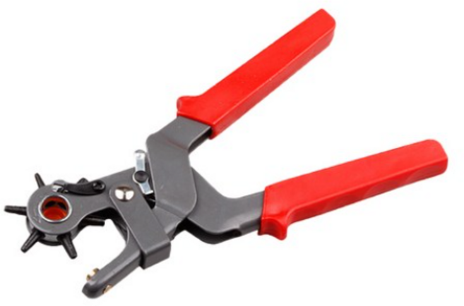 와이앤제이 고급형 다용도 만능펀칭기, Red, 1개