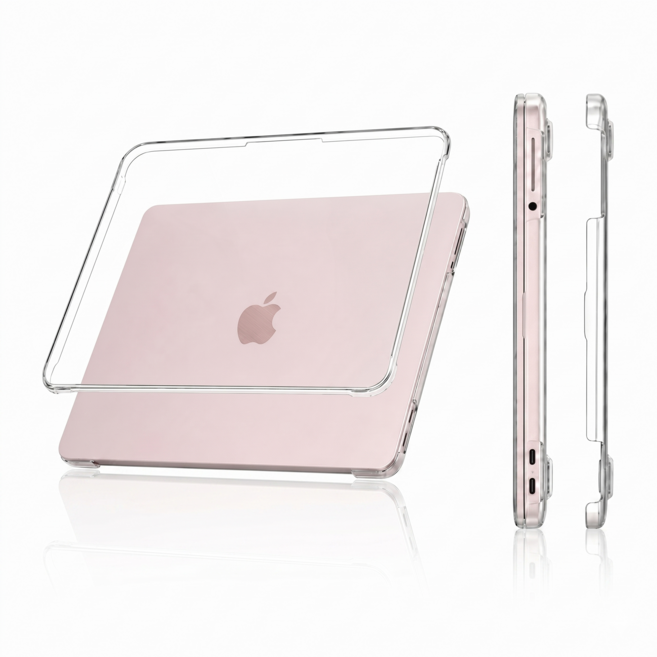 2026 맥북네오 전용 클리어 하드 투명 케이스, 1개, Macbook Neo, 클리어 투명