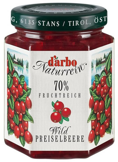 달보 더블과일 와일드링곤베리잼 200g, 1개, 1g