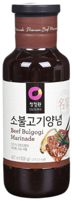 소불고기양념500g/청정원-10개, 500g, 10개